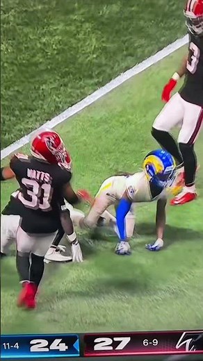 Major cheating in the NFL on these referees where is the passing interference Rams and Falcons