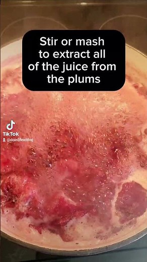 Canning Homemade Plum Jelly #howto #recipe #shorts #plums #plumjam #plumjuice #homemaker #jelly