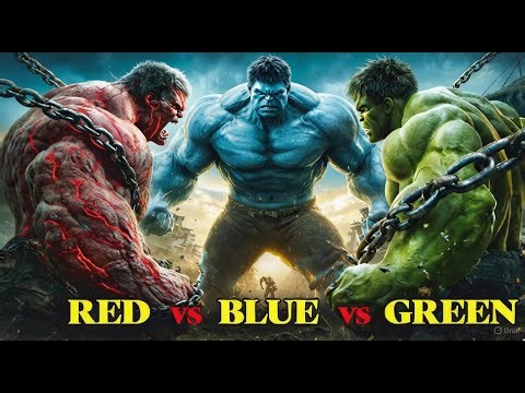 RED HULK vs HULK EPIC BATTLE! However, PURPLE HULK Unexpected SAVE Changes Everything!#redhulk
