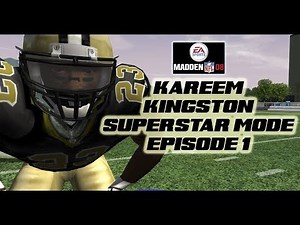 Madden 08 - Kareem Kingston - Superstar Mode - NFL Debut - Episode 1