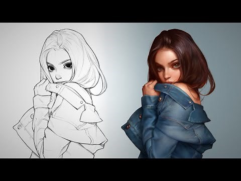 Realistic Rendering on a Stylized Character - Painting Demo