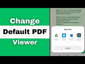 How To Change Default PDF Viewer On Android - Full Guide