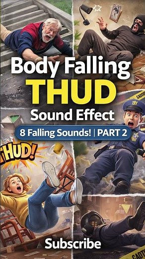 Body Fall Thud Sound Effects | 8 Realistic Body Hits Part 2 | SFX Series