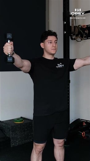 Dumbbell Scaption Raise | Dr. Dave Strength x Obey Strength