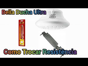 Resistência Bella Ducha Ultra 4T, Como trocar sem queimar