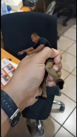 "Curious to Shrink, Ended Up Caught by a Friend! #gianthand #Microphilia #Shrink #Giant