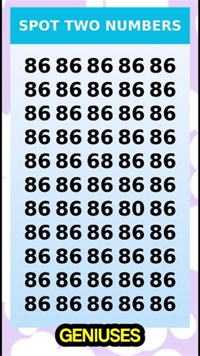 29K views · 955 reactions | Find all the different numbers Quiz 朗 Write your answer in comments #quiz #QuizTime #QuizChallenge #quizzes #fun #oddoneout | samquiznic | Facebook