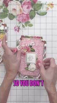 Easy 3D Card Making: DIY Summer Crafts for Beginners! #shorts