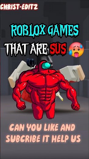 ROBLOX GAMES THAT ARE SUS🥵💀 #roblox #robloxshorts #sus #viralshorts #shorts