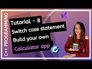 C++ FOR BEGINNERS (2025) - Switch/case statement, Make Calculator application PROGRAMMING TUTORIAL