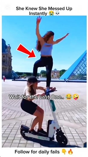 She Knew She Messed Up Instantly 😭💀 #girlsfails #funnyfails #publicfails #shorts #viralshorts