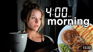 中英【Madalyn Mac】凌晨4点高效的晨间惯例 健身｜vlogmas day19*12.21