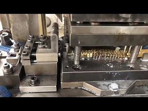 copper terminal sheet metal stamping progressive die