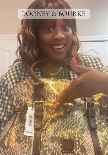 Dooney and Bourke pearly python domed buckle satchel #handbag #fyp #pursetok #dooneyandbourke #coach @Dooney and Bourke @Mercari