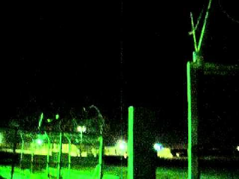 C-RAM Firing in Camp Basrah, Iraq 2010