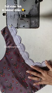 Trending designer Scallops blouse stitching tutorial ||Back open blouse ||Very easy method for beginners😱😲||#doityourown #diydoityourown #princecutblouse #backopenblouse #designerblouse #scallops #cutworkdesign #curves #sewingtips #fb #fbreels #fbreelsviral #insta #instareels #instareelsviral Full video links 👇 https://youtu.be/WML4fs1aZpk https://youtu.be/UfEijlZ5gf8 Full video in youtube channel DOITYOUROWN https://youtube.com/@Doityourown14 | Doityourown Tips