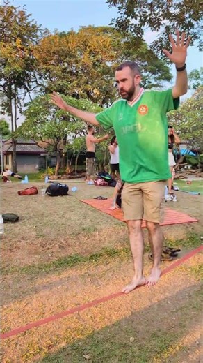 Slacklining in Chiang Mai #slacklining #chiangmai #travel