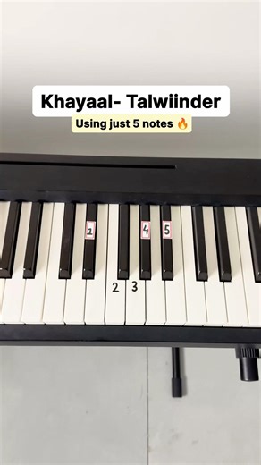 Khayaal-Simple Piano Tutorial #piano #ishqsong