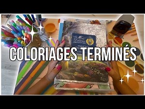 Coloriages terminés de juin ! De sacrés colos !
