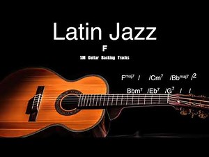 Latin Jazz Backing Track in F With Chords And Short Full Track