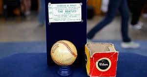 Appraisal: Signed Beatles Baseball w/ Tix