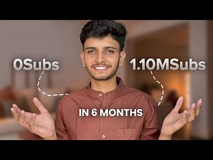 How I Got 1 million Subscribers in Just 6 Months