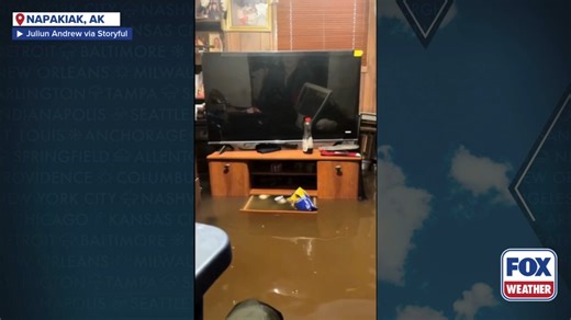 🌊 DEADLY ALASKA FLOODS: Record-setting flooding in western Alaska from the remnants of Typhoon Halong has left at least one person dead after the storm slammed villages and damaged key roads and regional airports along the Yukon-Kuskokwim Delta region. Details: https://www.foxweather.com/extreme-weather/western-alaska-deadly-flooding-typhoon-halong-remnants | FOX Weather