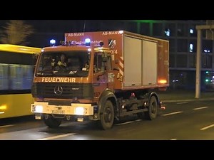 [WOHNKOMPLEX in VOLLBRAND] Einsatzfahrten zu Großbrand in Essen - VOLLALARM Feuerwehr Essen