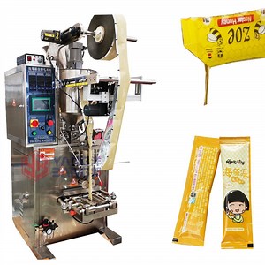 [Hot Item] Automatic Honey Liquid Sachet Filling Packaging Machine Shaped Bag Stick Sauce Packing Machine