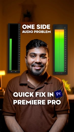 Harsh Hariya | Filmmaker & Content Creator on Instagram: "🎧 Struggling with one-sided audio? 😫 Here’s the fastest Premiere Pro fix ⚡ No plugins, no stress — just 2 hacks to make audio sound 🔥 in BOTH ears! 👉 Save this & share with every video editor / creator 🚀 #OneSidedAudioFix #AudioHack #PremierePro #EditingTips #FilmmakingHacks #VideoEditingSecrets #ViralEditingHack #PremiereProTips #EditorLife"