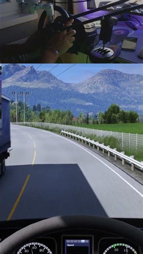 Realistic Driving with graphic mods | ETS 2 #eurotrucksimulator2 #ets2 #thrustmaster