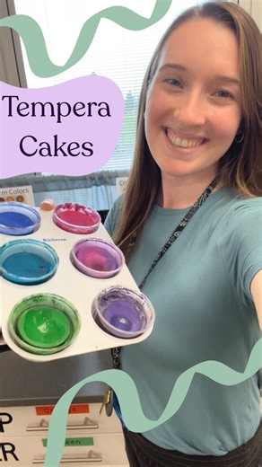Miss Gladman | Read below for the best tempera cake tips 🎨🖌️ ➡️ Individual cups help keep the mess contained and it’s easy to control the palette. ➡️... | Instagram