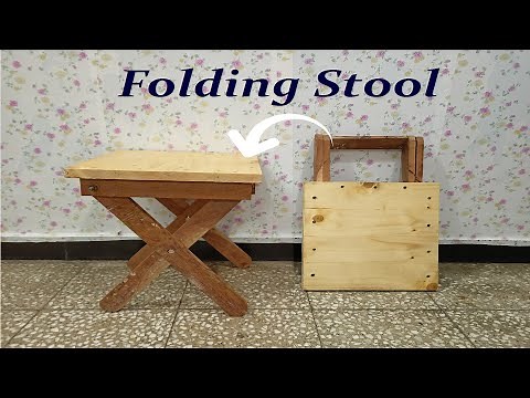[DIY] How to Built a folding chair || folding stool DIY