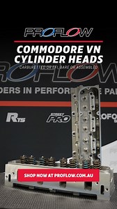 Proflow’s new Holden Commodore VN SuperMax cylinder heads are now here! Available assembled or bare for carburetted or EFI applications, these aluminium heads boast impressive stats straight out of the box! They’re capable of flowing over 590 HP with 200cc intake runners and a 63cc chamber. Upgrade your engine with Proflow’s cutting-edge technology today! | Proflow | Facebook