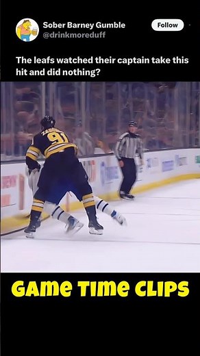 Auston Matthews Injured After this Hit By Nikita Zadorov 🤕 #nhl #nhlhighlights #austonmatthews