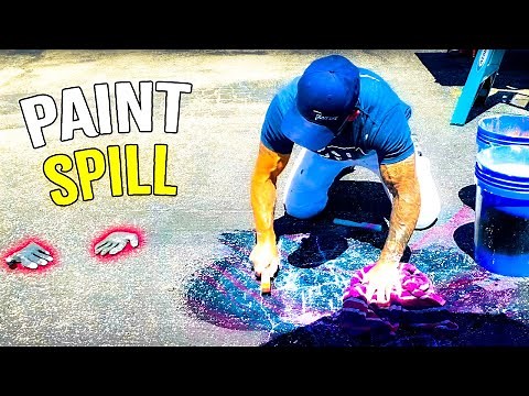 DISASTER Clean UP Paint Spills: Job site Disasters