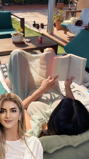 Enjoying in sunny reading my favourite book #sunset #shorts #viralshorts