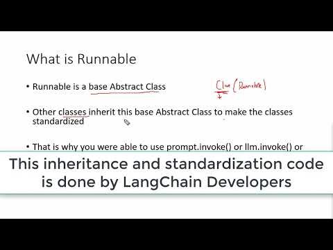 LangChain Runnables Explained: The Standard Interface for All AI Components| Video #15