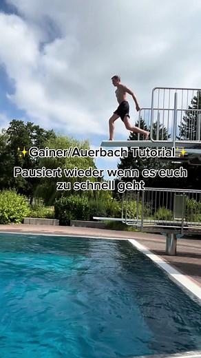 Gainer and Auerbach Tutorial for Pool Jumping Techniques