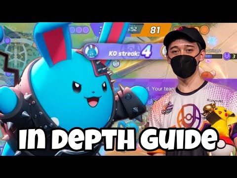 How to play Azumarill like a World Champion! | Pokemon Unite