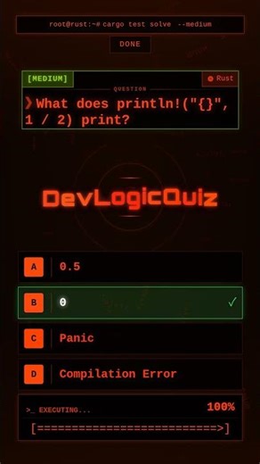 Rust Math Trap: What happens in integer division?