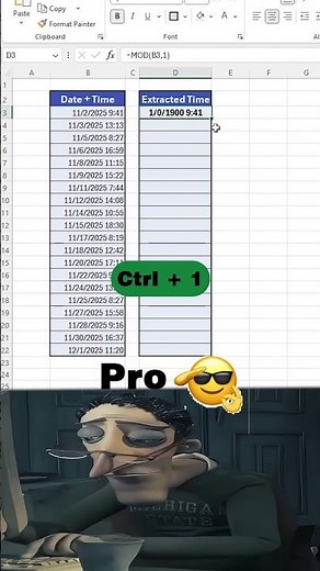 Excel MOD Formula: Separate Time Instantly! 🔥