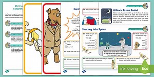 Ages 5-7 Journey Into Space Focused Reading Skills Comprehension Pack