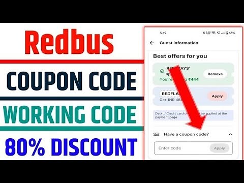 Redbus Coupon Code 2025 | Extra Rs.500 Off Promo Code | Discount Code 2025 | Bus Booking Online