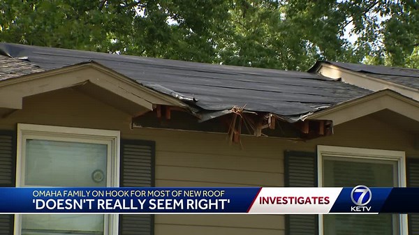 'Doesn't really seem right': Omaha homeowner faces insurance policy challenges after roof damage