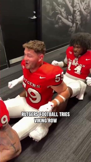 The Rutgers Scarlet Knights football got in on the World Cup madness by trying Norway’s iconic