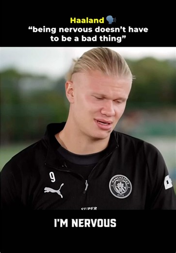 Even Haaland gets nervous. And that says everything. Nerves aren’t a weakness, they’re a sign you care, you’re switched on, and the moment matters. The best players don’t avoid pressure… they learn to perform with it. Credit 🎥: @skysports #worldcup #footballtiktok #mundial