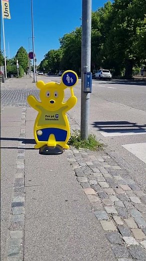 Trafiksikkerhed ved skolen og cykelstien - Sæt en Bjørn