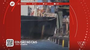 G1 em 1 minuto - Santos: Navio Omicron colide em berço de atracação e assusta passageiros