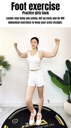 foot, girly back, and leg exercises in one moves! #homeworkout